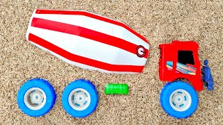 Mencari dan Merakit Mobil Mobilan Truk Molen Besar, Mobil Balap, Truk Oleng, Pesawat, Beko Excavator