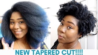 I Cut My Hair Off Natural Hair Tapered Cut Videos Kansas City