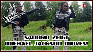Sandro zeigt Michael Jackson Moves I The Voice of Switzerland 2020