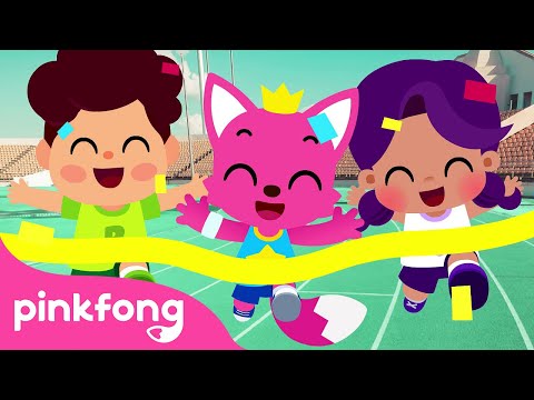 Let’s Run a Race | Run Super Fast! | Sports Songs | Pinkfong Songs for Children - YouTube