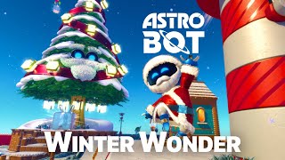 Astro Bot Winter Wonder DLC 100% Walkthrough | All Presents | All Bots | All Trophies