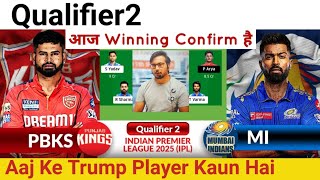 Punjab Kings vs Mumbai Indians Qualifier 2 Match Prediction