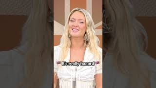 Zara Larsson's British accents are sending me 😭 #shorts