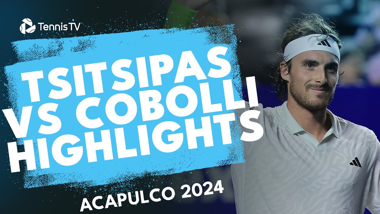 Stefanos Tsitsipas vs Flavio Cobolli | Acapulco 2024 Highlights