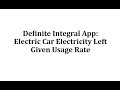 Electricity Usage in Electric Cars