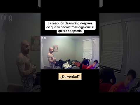 Por la reacción del hijo se nota que lo siento como a su verdadero padre