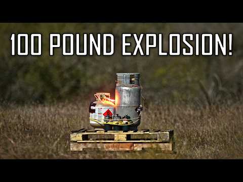 Detonating 100 POUNDS of Propane! - Ballistic High-Speed