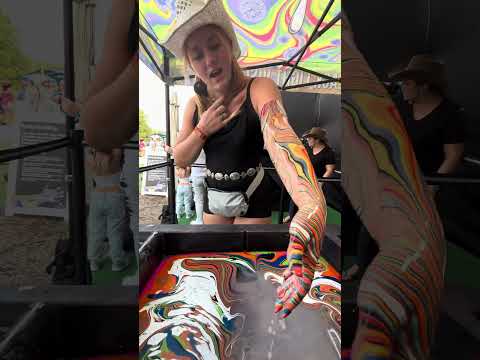 BLVisuals Body Marbling @ Faster Horses Festival 2023