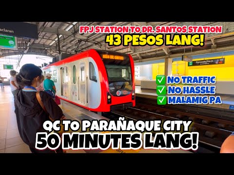 QC TO PARAÑAQUE CITY 50 MINUTES LANG SA HALAGANG 43 PESOS!