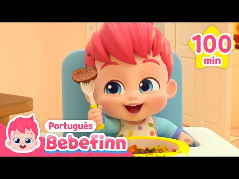 Boas Maneiras na Mesa! 🍽️ | Educativo | +Completo | Bebefinn em Português - Canções Infantis