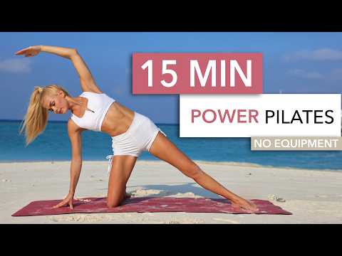 15 MIN POWER PILATES - this is a proper workout, my personal favorite / floor only, knee friendly