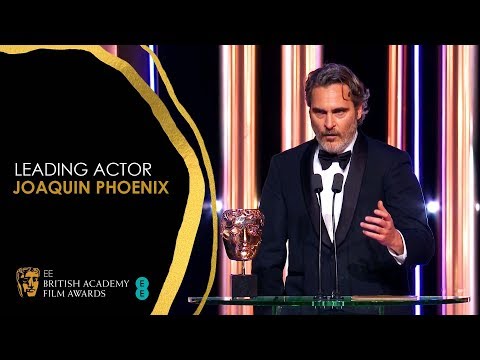 Joaquin Phoenix Delivers Powerful Speech After Leading Actor Win for Joker | EE BAFTA Film Awards
