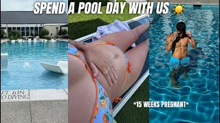 SPEND THE PERFECT POOL DAY WITH US! *15 Weeks Pregnant, Grilling & More*