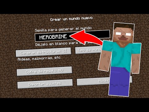 ¡JUEGO con la SEMILLA de HEROBRINE! 😱 MINECRAFT, pero JUGANDO con SEMILLAS de SUSCRIPTORES #shorts