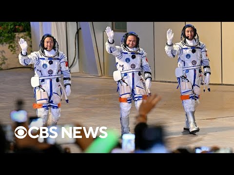 YouTube video thumbnail: China Set to Launch Shenzhou 21 Space Mission Today