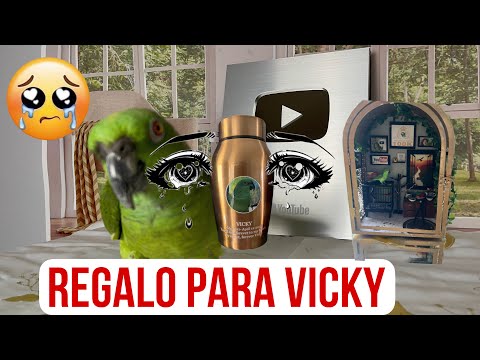 Recibimos un regalo para Viky/ loro trata mal a su mamá #talkingparot #loros #pets