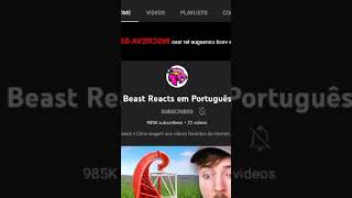 Beast reacts em português almost to 1m