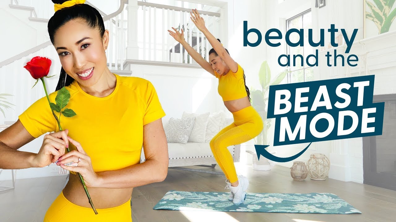 Belle's Beast Mode Bootcamp - Disney Princess Total Body Workout! - Blogilates