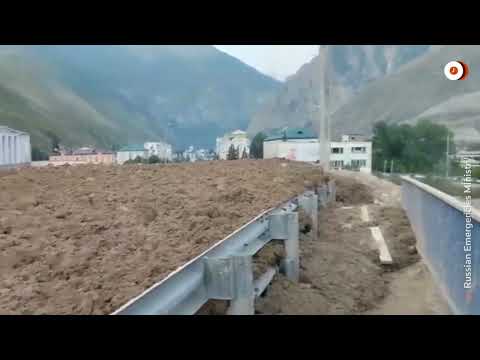 YouTube video thumbnail: Mudslide in Russian City Forces Over 370 People to Evacuate