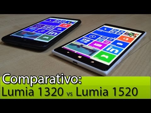 (PORTUGUESE) Comparativo: Lumia 1320 vs Lumia 1520 - Tudocelular.com