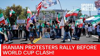 Iranian-Americans Protest Iranian Government Ahead of Iran vs New Zealand | World Cup 2026 | AD1Z