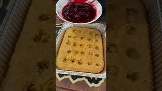 Smoked Peanut Butter and Jelly Cake