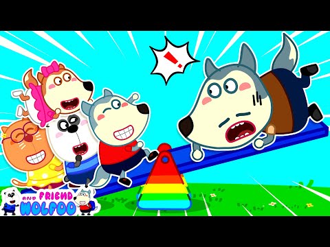 Wolfoo and Friends:  Seesaw Adventure at the Park: Teamwork Wins! | Kids Videos