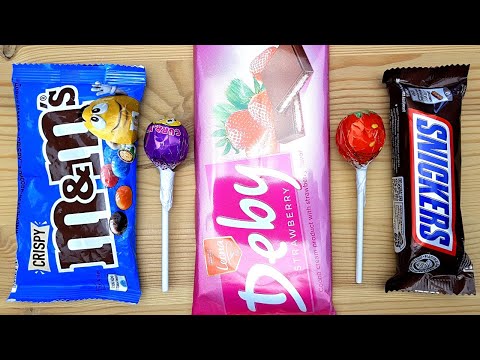 Satisfying Video l How To Cutting Rainbow Lollipop Candy ASMR