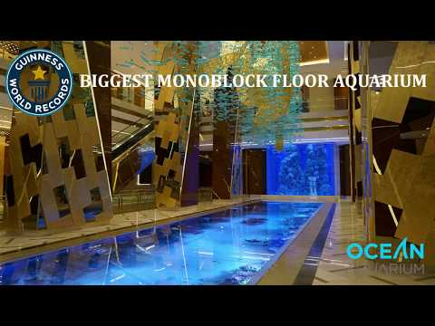 World's Biggest Monoblock Ground Aquarium | Awaza Congress Center - Turkmenistan