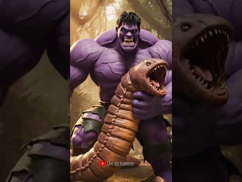 Hulk Morado solo acepta los GUSANOS que sean Grandes