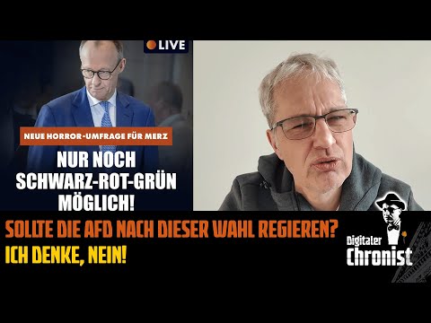 Sollte die AfD nach dieser Wahl regieren? Ich denke, nein!