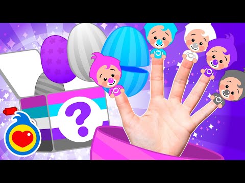 Uova a Sorpresa (Famiglia delle Dita 🖐️Colorate) 🥚Imparare Giocando🤍 Plim Plim - Un Eroe del Cuore ♫