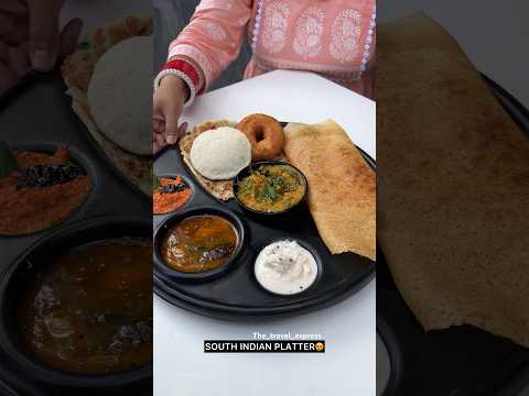 SOUTH INDIAN PLATTER 😍 | Indian street food #shorts #viral #shortsvideo