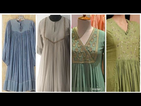 Gathered Frocks Designs Ideas