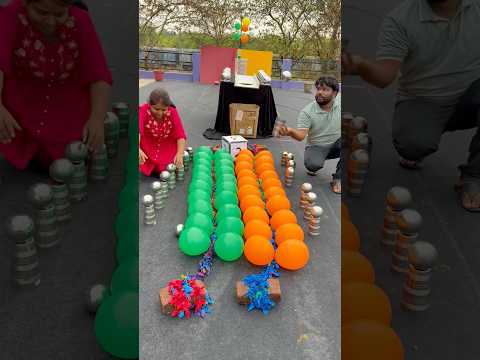 Steel Ball And Ludo Flip Pop And Slide Loota Bottle Flip Win Money Challenge #shorts