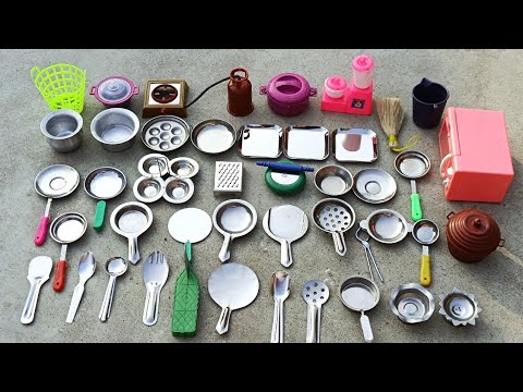 Unboxing amazing full mini kitchen set collection review#miniature #trending