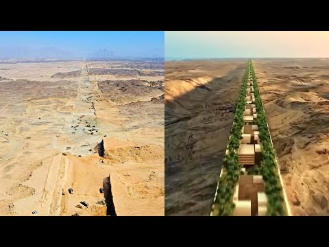 Construction Begins On The Line Megacity. It's Actually Happening! 😲