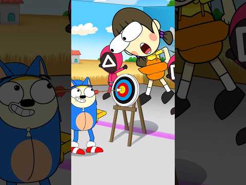 Squid Game Challenge | When Pop Becomes Sonic Plays Archery