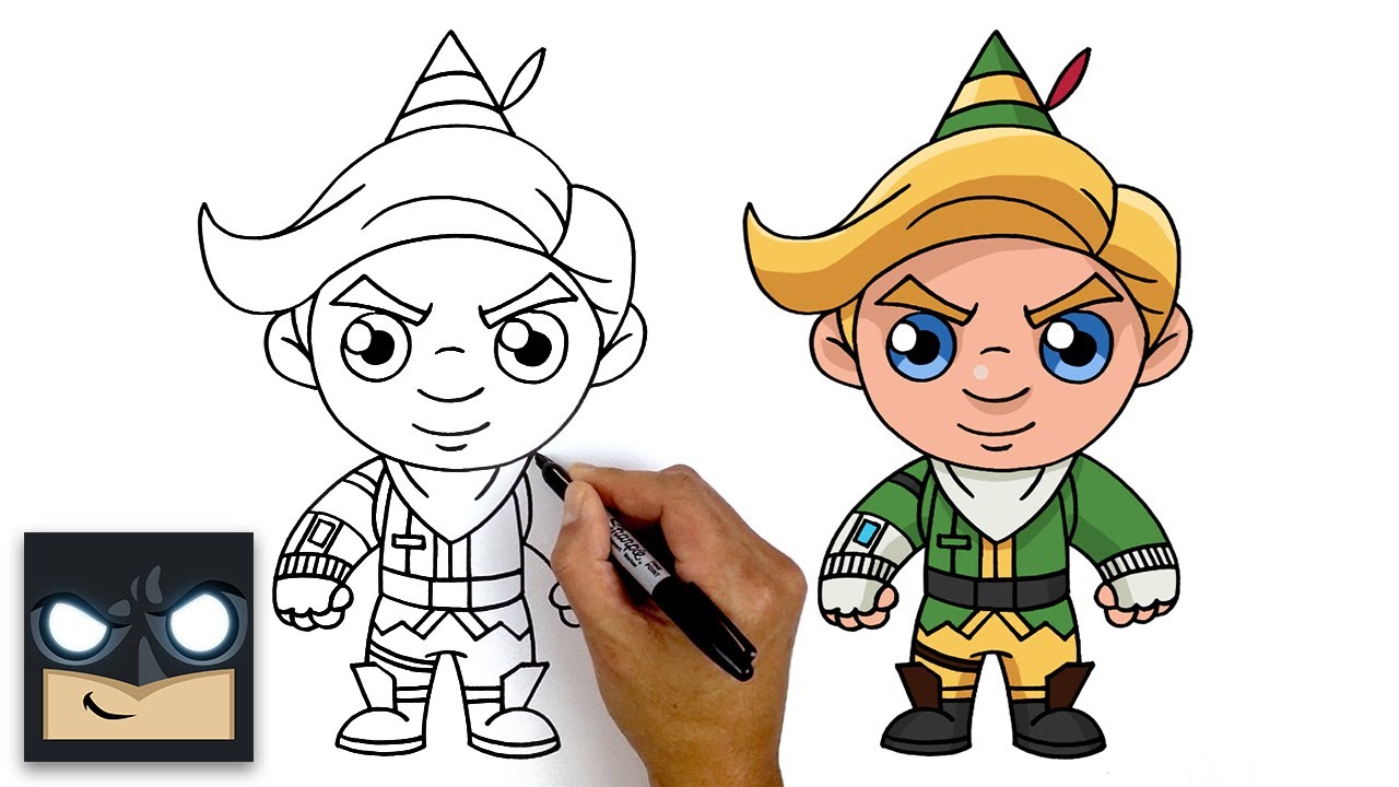 How To Draw Codename Elf - Fortnite