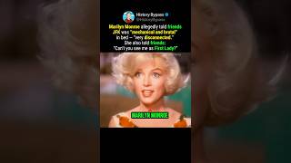 What Marilyn Monroe Said About JFK #shorts