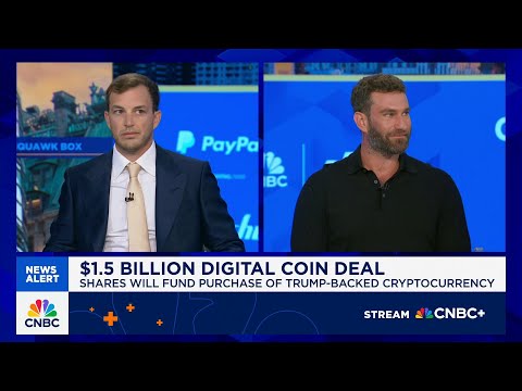 YouTube video thumbnail: World Liberty Financial co-Founders on $1.5 Billion Digital Coin Deal, Growth of Usd1 Stablecoin