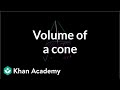 Understanding the Volume of a Cone