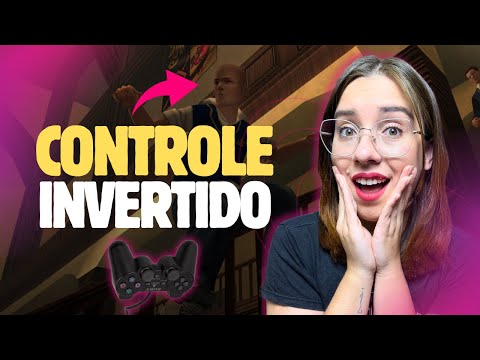 DESAFIO: JOGANDO BULLY COM O CONTROLE INVERTIDO NO PS2 !