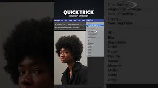 Glass distortion effect in Adobe Photoshop #shorts #photoshoptutorial #graphicdesign #photoediting