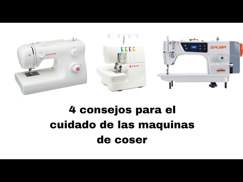 4 consejos para el cuidado de las maquinas de coser.