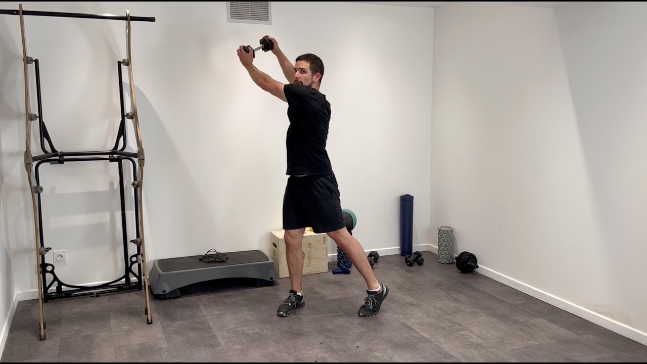 Wood Chop avec haltère