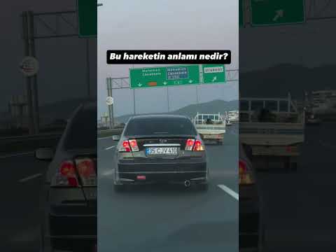 arabadaki sinyal hareketinin anlamını bilen varmı #honda #araba #civic #tofaş #sinyaller #modifiye