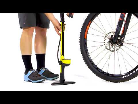 Topeak JoeBlow 스포츠 III 자전거 펌프 - 옐로우/블랙