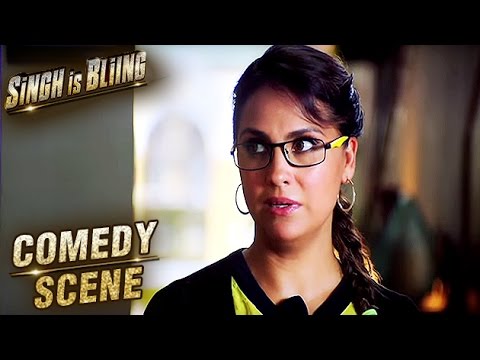 Lara Dutta Funny Translation Scene | Comedy Scene | Singh Is Bliing | Akshay Kumar, Amy Jackson | HD