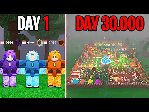 30000 Days to Build a Best Base in 99 Nights in The Forest